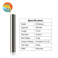 New England Buttonless vape battery 10.5mm cbd cart battery rechargeable S4 510 thread 350mah cartridge pen battery